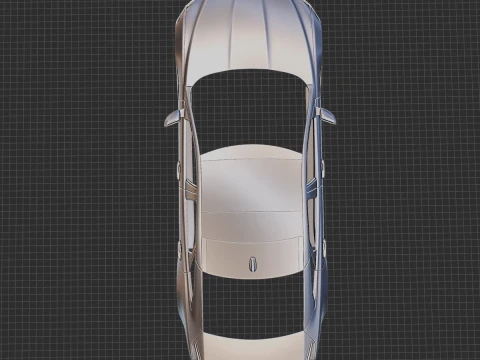 Jaguar XJ50 2019 Body STL 3D Model
