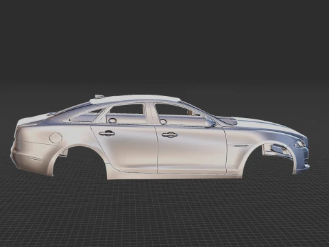 Jaguar XJ50 2019 Body STL 3D Model