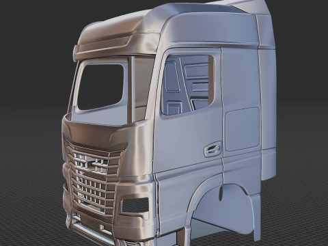 KAMAZ 54901 Body STL 3D Model