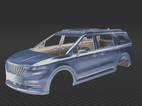 Kia Carnival 2022 Body STL 3D Model