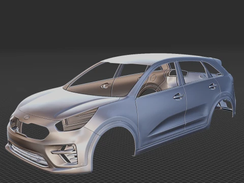 Kia E-Niro 2019 Body STL 3D Model