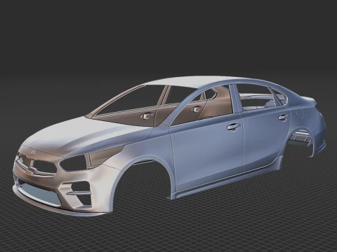 Kia Forte GT 2019 Body STL 3D Model