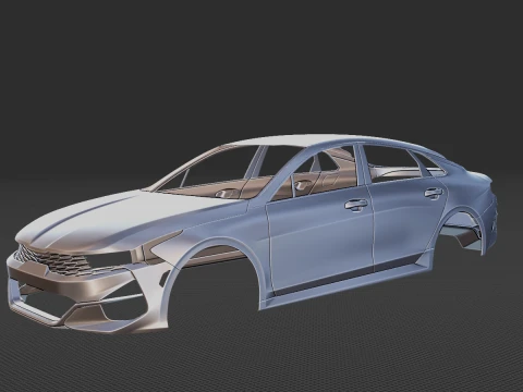 Kia K5 2021 Body STL 3D Model