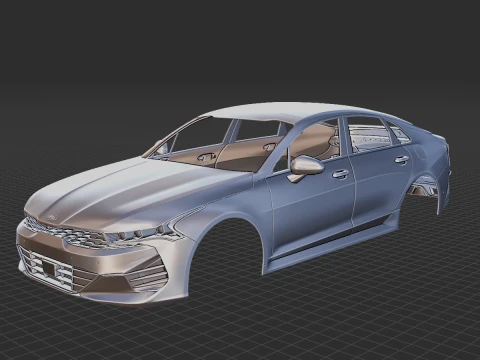 Kia K5 MX 2019 Body STL 3D Model