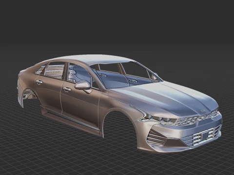 Kia K5 MX 2019 Body STL 3D Model