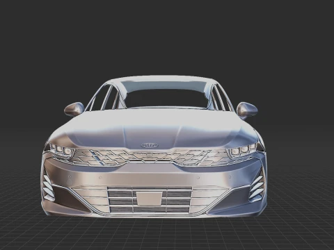 Kia K5 MX 2019 Body STL 3D Model