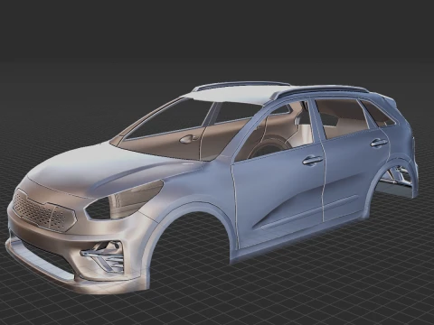 Kia Niro EV Body STL Modelo 3D