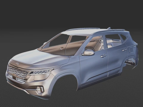 Kia Seltos 2021 Body STL 3D Modell
