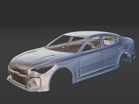 Kia Stinger GT 2020 Body STL 3D Model