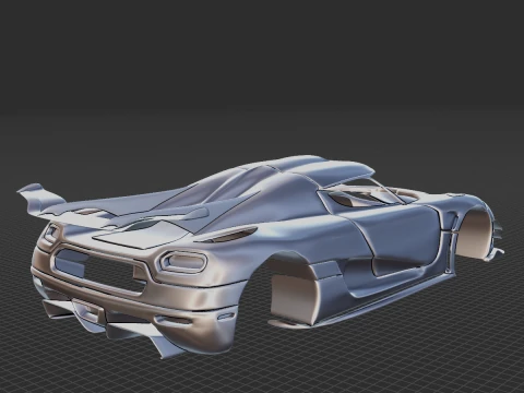 Koenigsegg Agera Body STL 3D Model