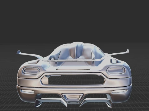 Koenigsegg Agera Body STL 3D Model