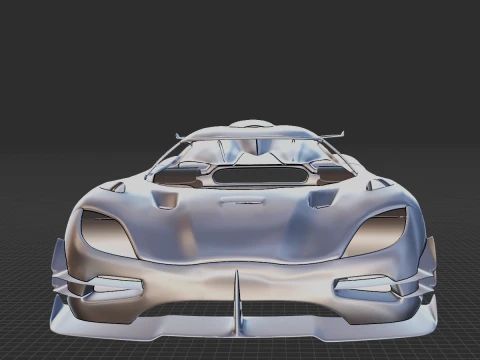 Koenigsegg Agera Body STL 3D Model