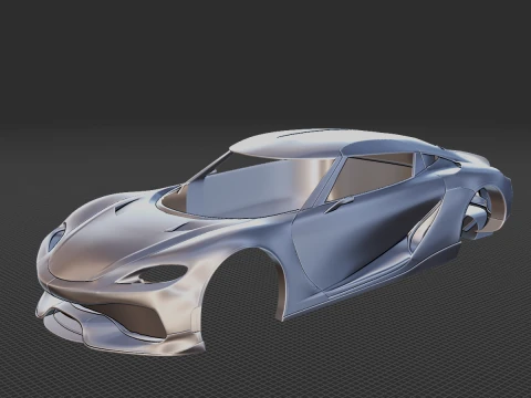 Koenigsegg Gemera 2021 Body STL 3D Model