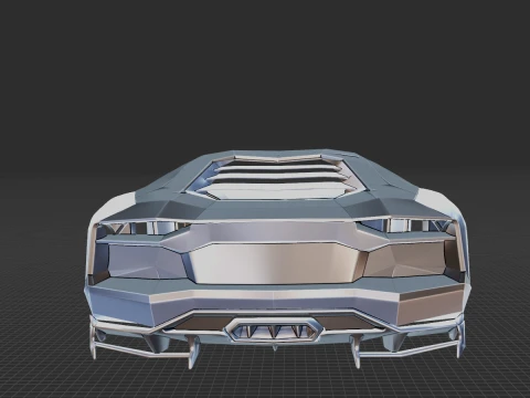 Aventador Body STL 3D Model