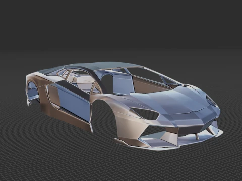 Aventador Body STL 3D Model