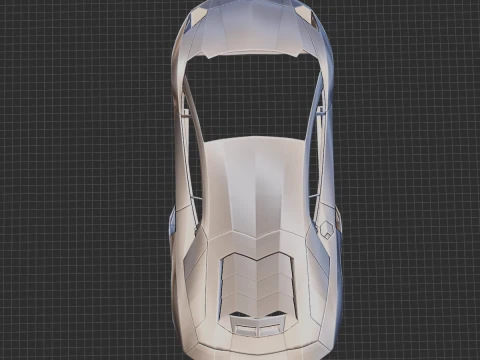 Aventador LP 780-4 2022 Body STL 3D Model
