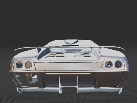 Diablo GT 1999 Body STL 3D Model