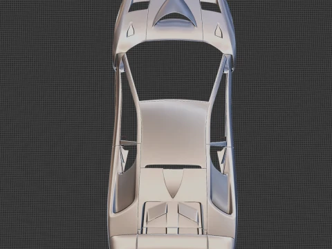 Diablo GT 1999 Body STL 3D Model