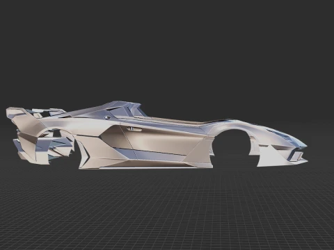 SC20 2020 Body STL 3D Model