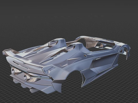 SC20 2020 Body STL 3D Model