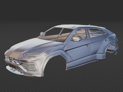 Urus Body STL 3D Model