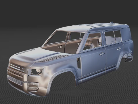 Land Rover Defender 110 2020 Body STL 3D Model