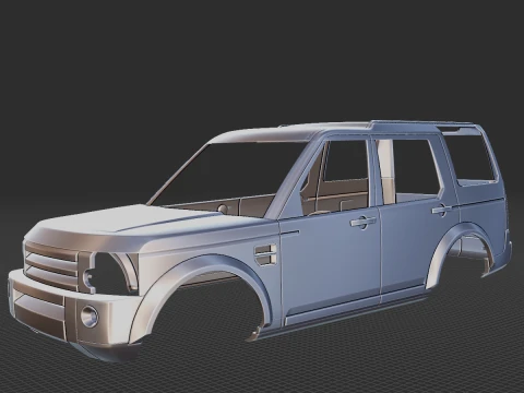 Land Rover Discovery 3 TdV6 HSE 2009 Body STL 3D Model