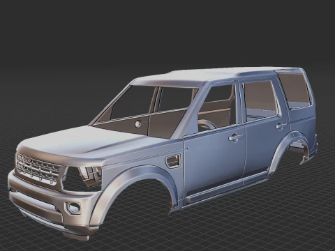 Land Rover Discovery 2014 Body STL 3D Model