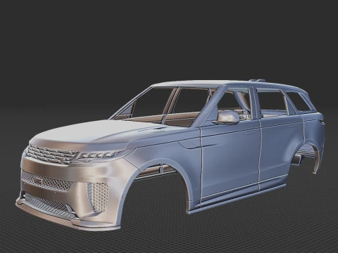 Land Rover Range Rover Sport SV 2024 Body STL Modelo 3D