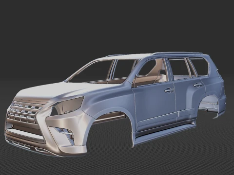 Lexus GX 460 2014 Body STL 3D Model