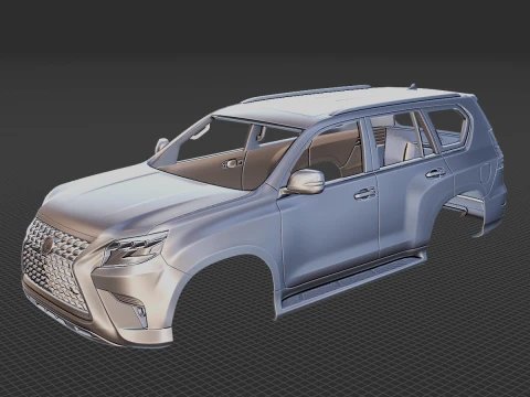 Lexus GX 460 2020 Body STL 3D Model