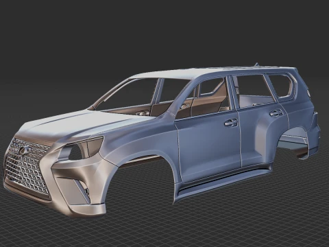 Lexus GX 460 2021 Body STL 3D Model