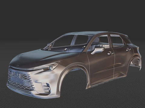 Lexus LBX 2024 Body STL Modelo 3D