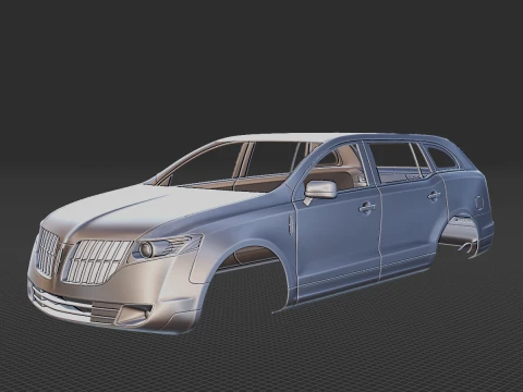 Lincoln MKT 2010 Body STL 3D Model
