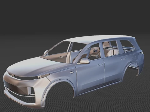 Lixiang L9 2024 Body STL 3D Model