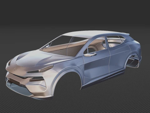 Lotus Eletre Body STL 3D Model