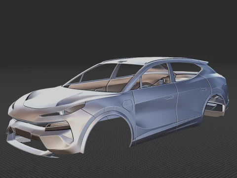 Lotus Eletre S 2023 Crossover Body STL 3D Model