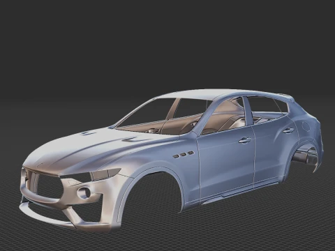 Maserati Levante Trofeo 2019 Body STL 3D Model