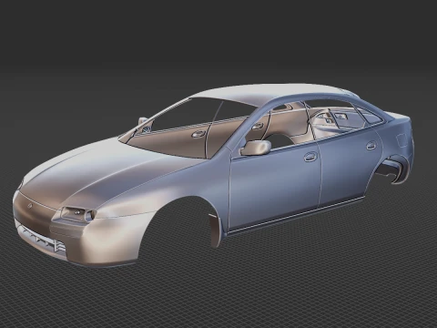 Mazda 323 Familia 1994 Body STL 3D Model
