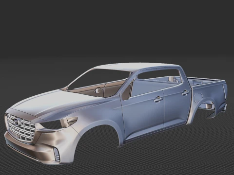 Mazda BT-50 2021 Body STL 3D Model