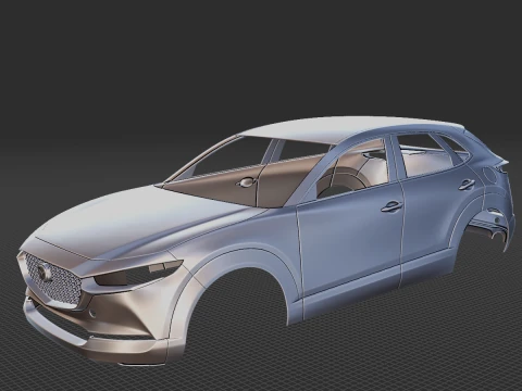 Mazda CX-30 2020 Body STL 3D Model
