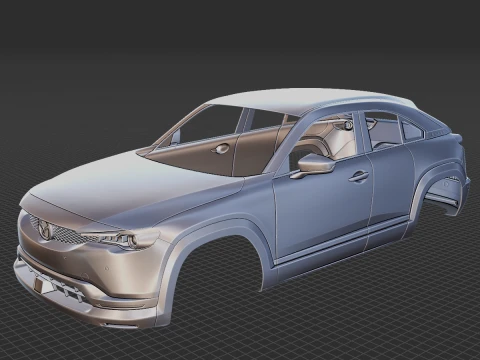 Mazda MX-30 2021 Body STL 3D Model