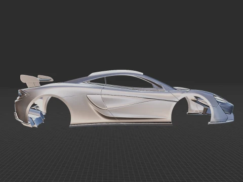 McLaren 620R 2020 Body STL 3D Model