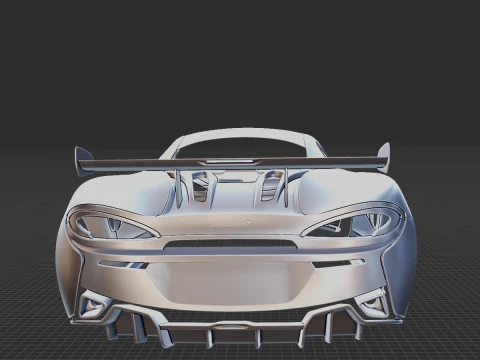 McLaren 620R 2020 Body STL 3D Model