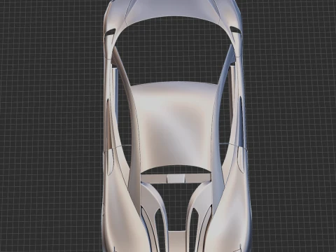 McLaren 620R 2020 Body STL 3D Model