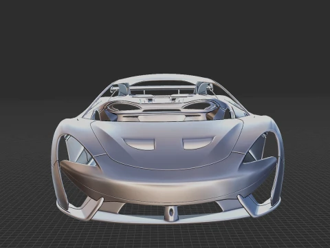 McLaren 620R 2020 Body STL 3D Model