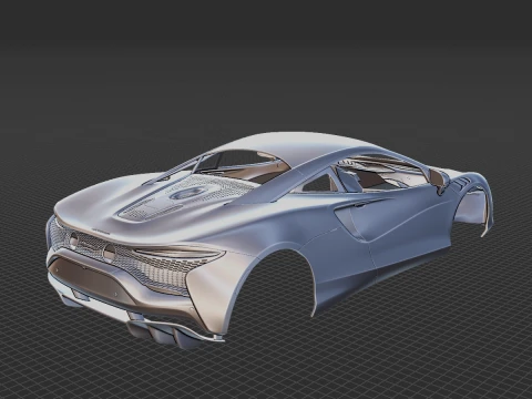 McLaren Artura 2021 Body STL 3D Model