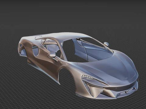 McLaren Artura 2021 Body STL 3D Model