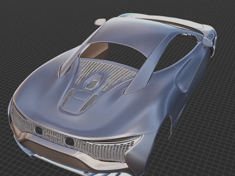 McLaren Artura 2022 Body STL 3D Model