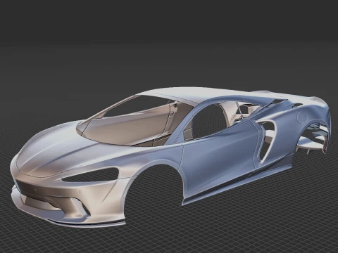 McLaren GT 2020 Body STL 3D Model